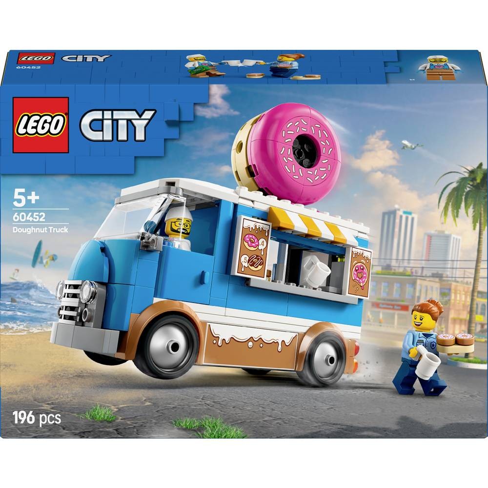 LEGO City 60452 Camion Donut jouet de construction créatif pour enfants dès 5 ans