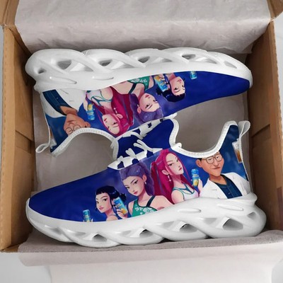 Kids Shoes for Parent-Child in Spring with KPop Cartoon Character Print, L