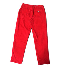 VTG Guess Jeans Red Made In USA SZ 31 90s Fit Size 30X28