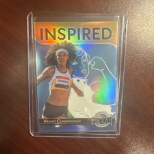 2025 Leaf Metal Women of Sport Vashti Cunningham Blue Inspired 1/8