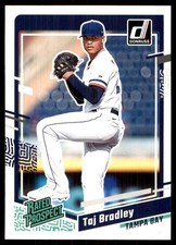 Taj Bradley 2023 Donruss #55 Tampa Bay Rays MLB READ FREE SHIPPING AutographDen