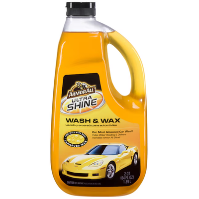 #ad Armor All Ultra Shine Wash and Wax 64 fl oz Liquid Car Exterior Cleaner $12.48