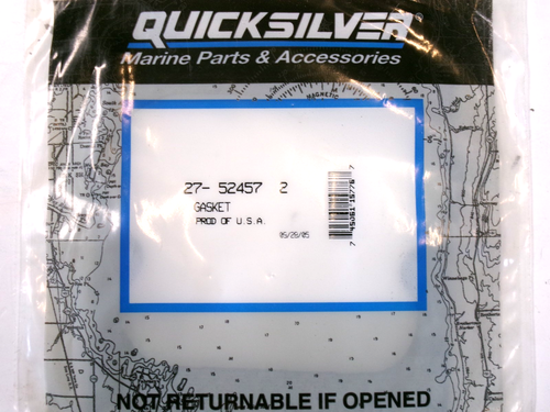 Mercruiser Quicksilver Mercury Marine 27-524572 Carburetor Mounting Gasket OEM - Foto 6 di 6