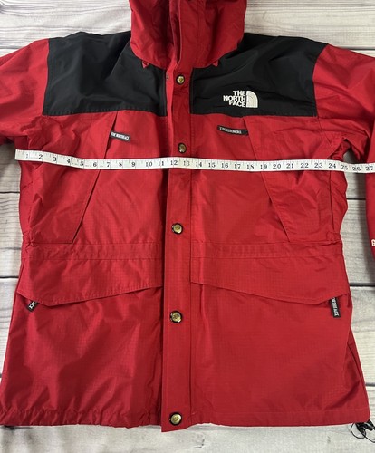 Vintage The North Face Jacket Men Large Red Mountain Gore Tex Hooded Parka 90s - Picture 7 of 17
