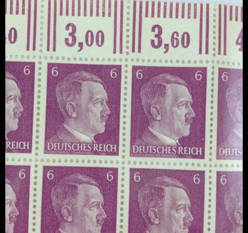 Stamp Germany Mi 785 Sc 510 Sheet 1941 WWII Fascism War Era Hitler MNH - Image 3 of 4