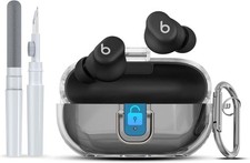  Upgrade Secure Lock for Beats Solo Buds 2024 Case Cover with Cleaner Clear