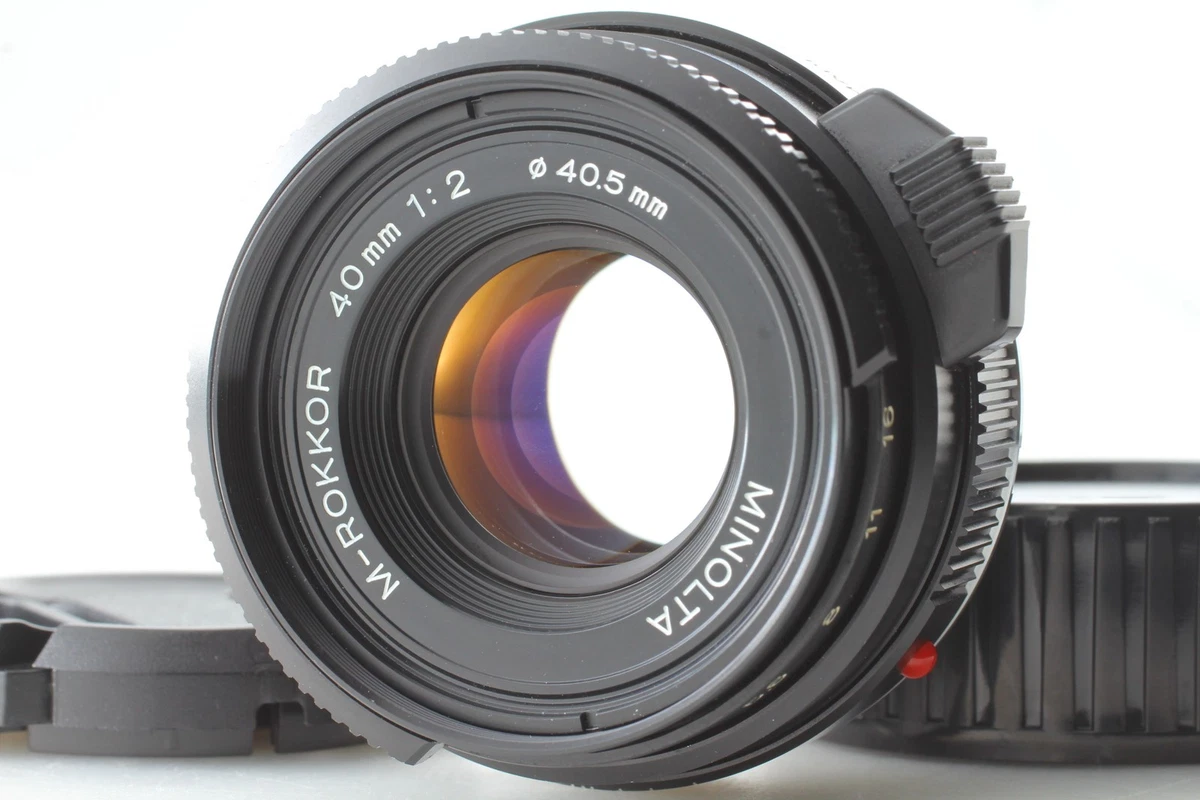 Minolta M Rokkor 40mm F2 for sale - eBay