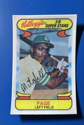 1978 Kellogg's 3-D Super Stars - Mitchell Page #47 (RC)