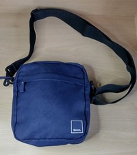 Bench Crossbody Shoulder Bag – Navy with Blue Logo & Zip Toggle (Size 8.5"x7.5")