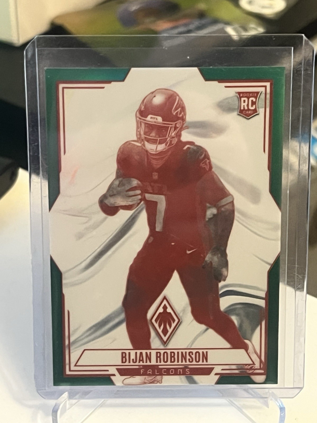 2023 Panini Phoenix - Contours Bijan Robinson #CON-18 Green /25