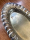 WAVERLY WM ROGERS 3819 Scalloped Silver Plate Oval Bread Serving Tray 13”x 7” — photo 2