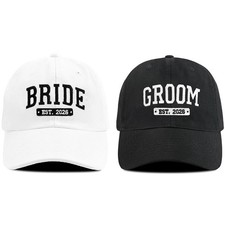 Wedding Gifts for Couples 2026 Bride and Groom Gifts Hats for Wedding Engagem...