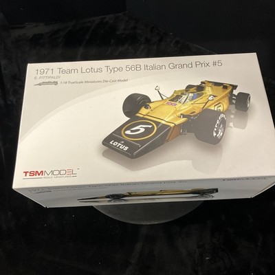 1/18  TSM Team Lotus 56B Italian GP #5 E. Fittipaldi 1971 Limited F1