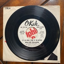 Walter Jackson – It's An Uphill Climb To The Bottom - Okeh VG+ / with PS