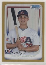 2011 Bowman Chrome Gold 20/50 Jeremy Martinez #18U-15 3c7