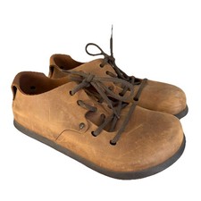 Birkenstock Montana Pelle Oliata Habana Unisex 37 Ottime Condizioni Lacci