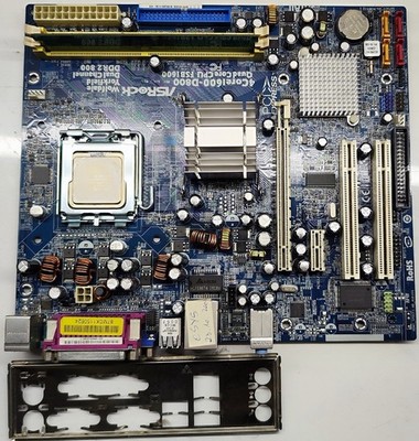 ASRock 4Core1600-D800 Socket 775 Motherboard | Pentium D 925 3.0GHz | DDR2 RAM |