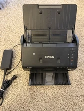 Epson WorkForce ES-500W Desktop Document Scanner - Black W/ POWER ADAPTOR Works!