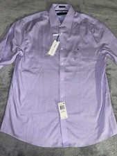 Tommy Hilfiger Men Slim Fit Longsleeve Button Down Shirt Size 16 1/2 X 32-33 NWT