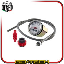 Set Compteur Kilométrique Vespa 50 N DE GAUCHE À DROITE S Vitesse Rond 80 Kmh