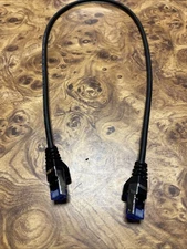 Cat8 Ethernet Cable RJ45 Shielded High Speed 40Gbps Internet Lan BlackCopper