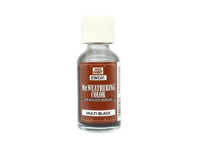 Weathering Color Multi Black EWC01 (40ml) - MrHobby Modellbau