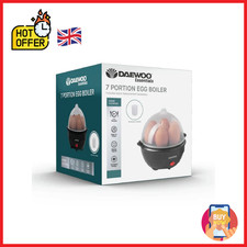 Daewoo 7 Egg Cooker Electric Boiler – Fast Breakfast Maker, Poacher & Steamer