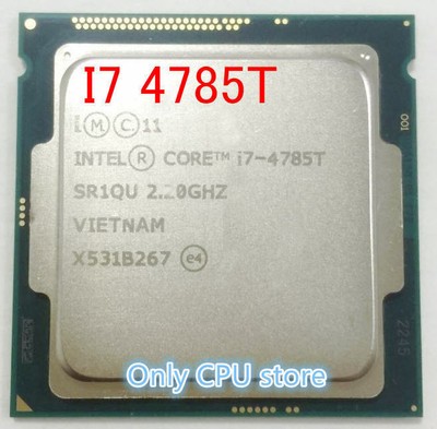   Core i7-4785T 2.20GHz Quad-Core 8 T Desktop SR1QU LGA1150 CPU Processor #W2