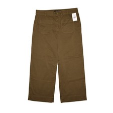 SANCTUARY NEW 148 Standard Surplus Olive Wide Leg Crop Pant Size 32