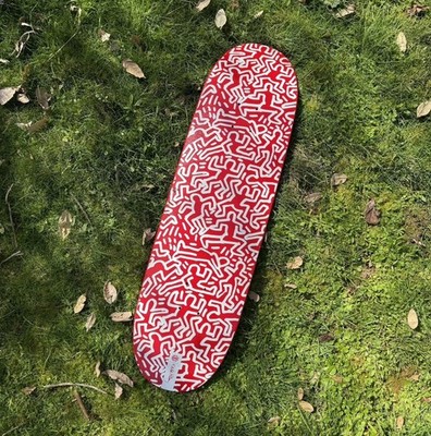 Element x Keith Haring スケボー　デッキ　element ELEMENT X Keith Haring Art Skateboard Deck Red 9.00