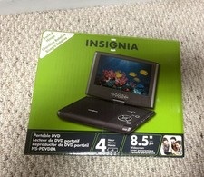 Insignia NS-PDVD8A Portable DVD Player 8.5" Widescreen, 4hr Battery, 3 Jacks