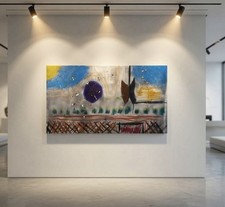 Eclipse Lattice,abstract paintings on canvas original!
