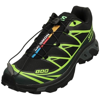 Salomon XT-6 Unisex Laufschuhe Schwarz Grün - 43 1/3 EU