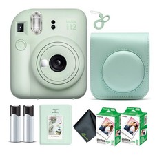 FUJIFILM INSTAX MINI 12 Instant Film Camera with Instant Film - Mint Green