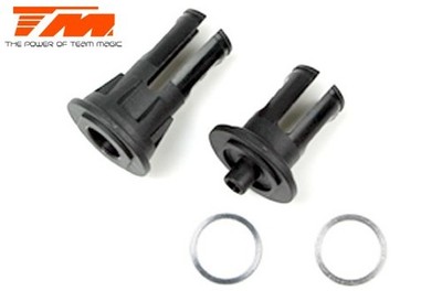 Neu Team Magic E4 vorne leicht Kugel Diff Outdrive Set Ersatz 503202