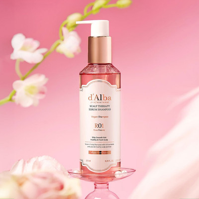 d'Alba Professional Repairing Scalp Therapy Serum Shampoo Rose Freesia 275ml