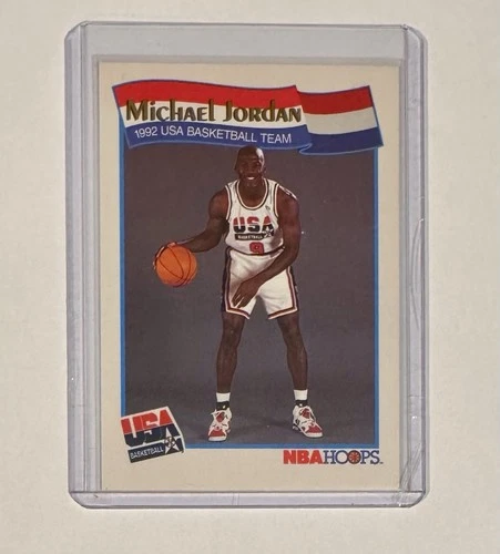 NBA Hoops 1991-92 Michael Jordan USA Basketball #55 Base Set Trading Card