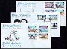 British Antarctic Territory - 1998 Birds Definitives on 3 x First Day Cover