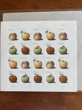 Scott 4727-30 33 cents  sheet of 20 stamps Apples Sheet