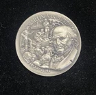 Sterling Silver .925 President Art Round 36.2 Grams-Martin Van Bure