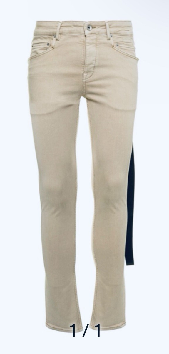 $630 DRKSHDW Rick Owens Tyrone Cut Denim Jeans Light Pastel $630 DRKSHDW Rick Owens Tyrone Cut Denim Jeans Light Pastel