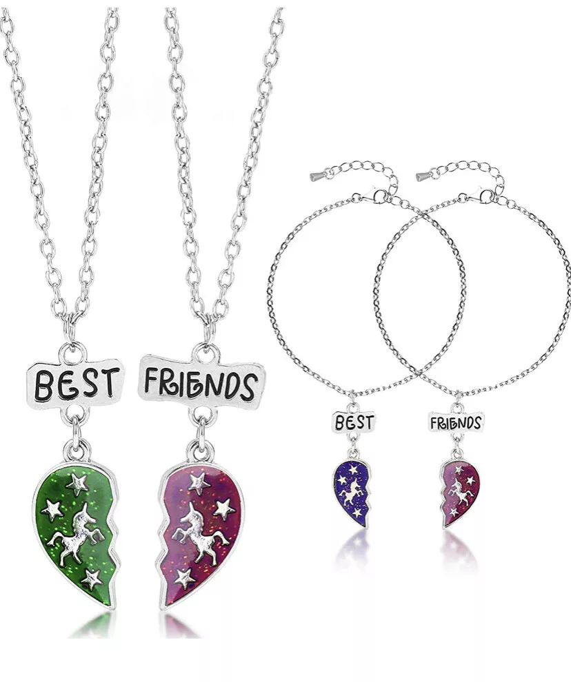 Unicorn necklace shop and bracelet