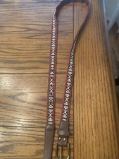 Women  s decorative belt 44 inches long native American or Aztec design