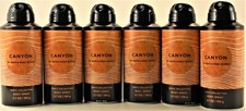 QTY 6 - Bath  Body Works CANYON Deodorizing Body Spray for Men 3.7OZ