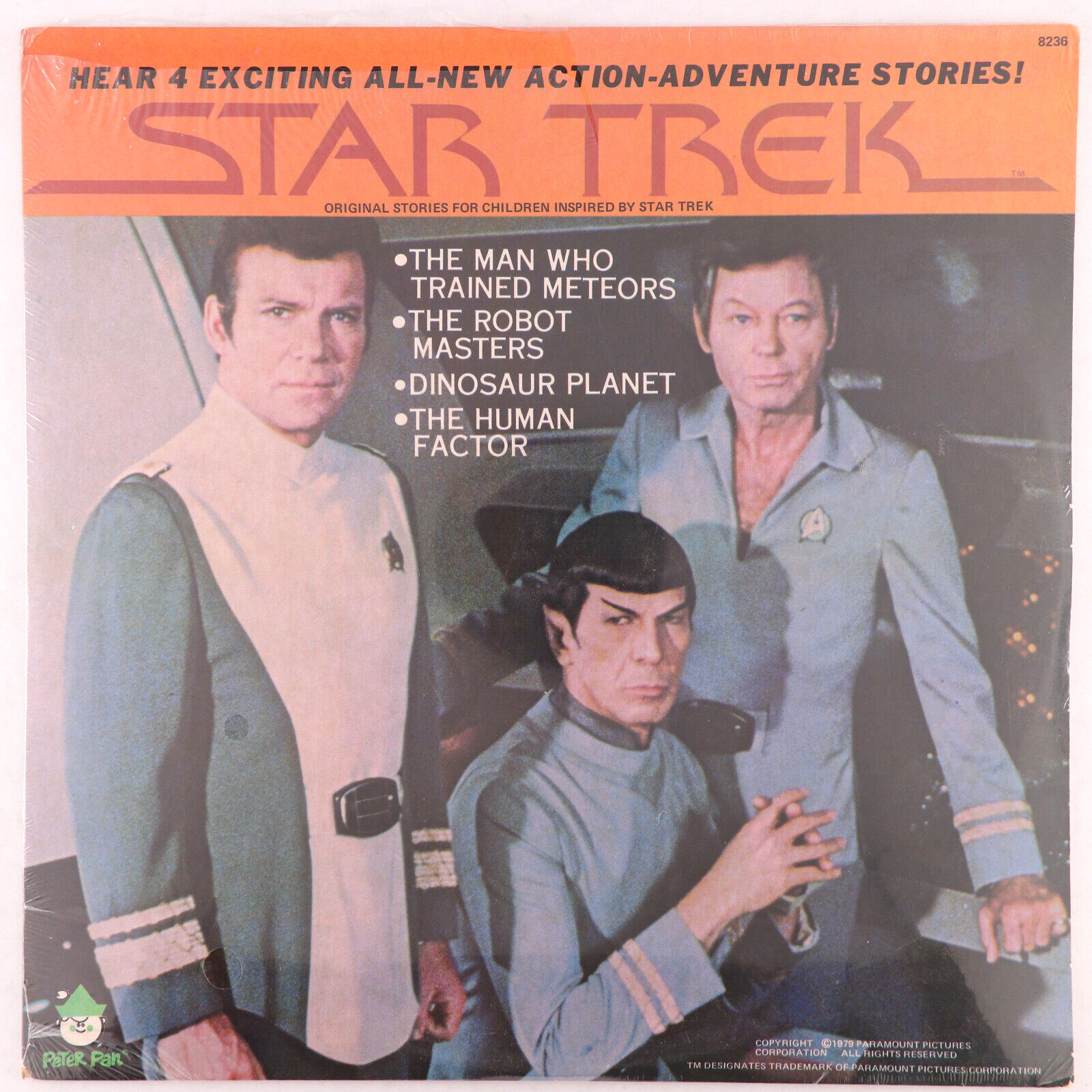 Star Trek - 1979 - Peter Pan Records – 8236 - 12" Vinyl LP Sealed NM