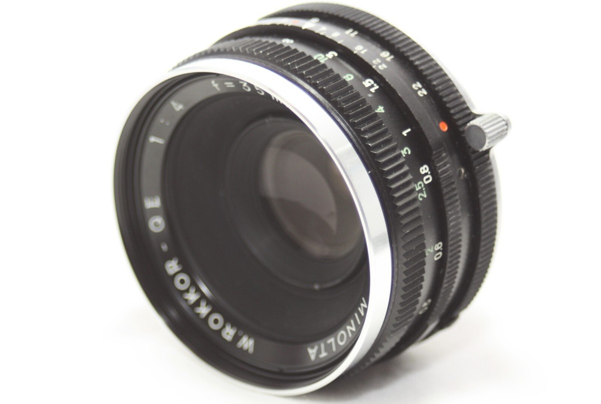 ★美品★MINOLTA ミノルタ W.ROKKOR-QE 35mm F4 Minolta W.Rokkor-QE 35mm F/4 | LENS-DB.COM