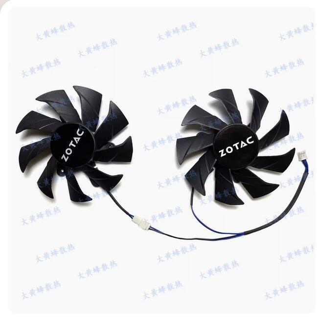 PC用ファン・クーラー ZOTAC GEFORCE GTX1050 Ti 4GB128BIT GDDR5 New Graphics Card Cooling Fan For ZOTAC GTX1050 1050ti 4GB