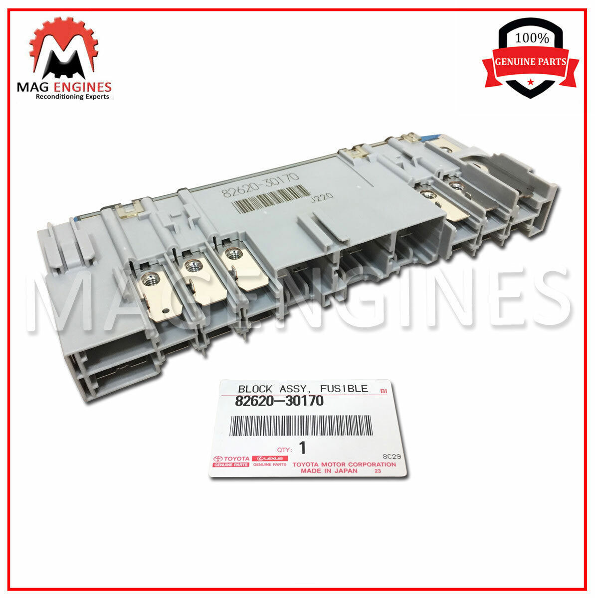 8262030170 GENUINE FUSIBLE LINK BLOCK ASSY FOR LEXUS IS250 IS350 GS300