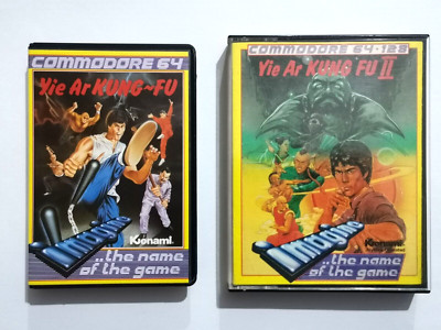 Commodore 64 Yie Ar Kung Fu 1 & 2 Spiele von Imagine - getestet funktioniert