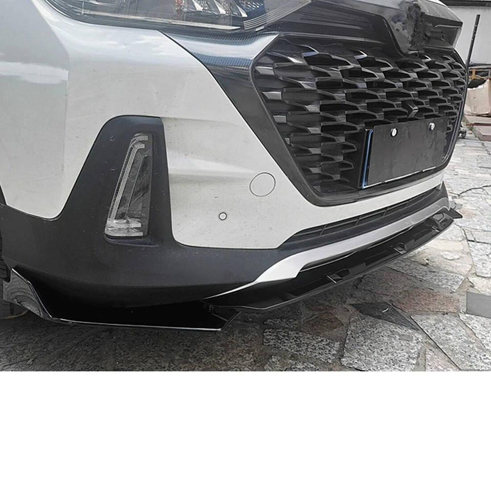 Add-on Universal Black Fit For 1997-2002 Saturn SL Front Lip Spoiler Splitter Foto 3 de 4